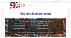 Desktop Screenshot of anglu24.lt